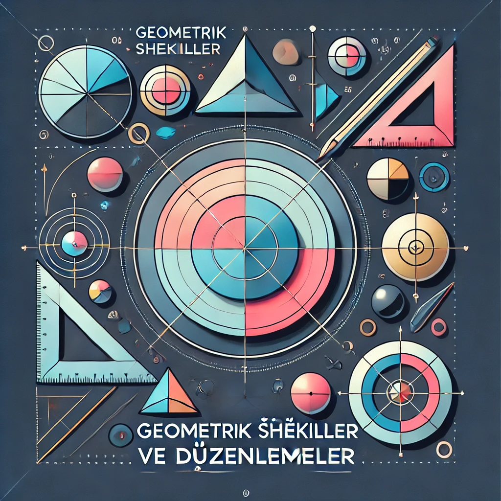 2024 tasarım trendlerinde Geometrik Şekiller ve Düzenlemeler