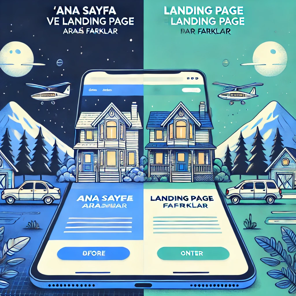 landing page (açılış sayfası) Ana Sayfa ve Landing Page Arasındaki Farklar